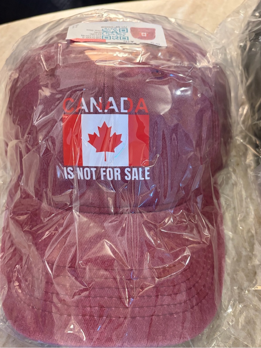 Canada Logo Maroon Men's Shirt - Unbranded